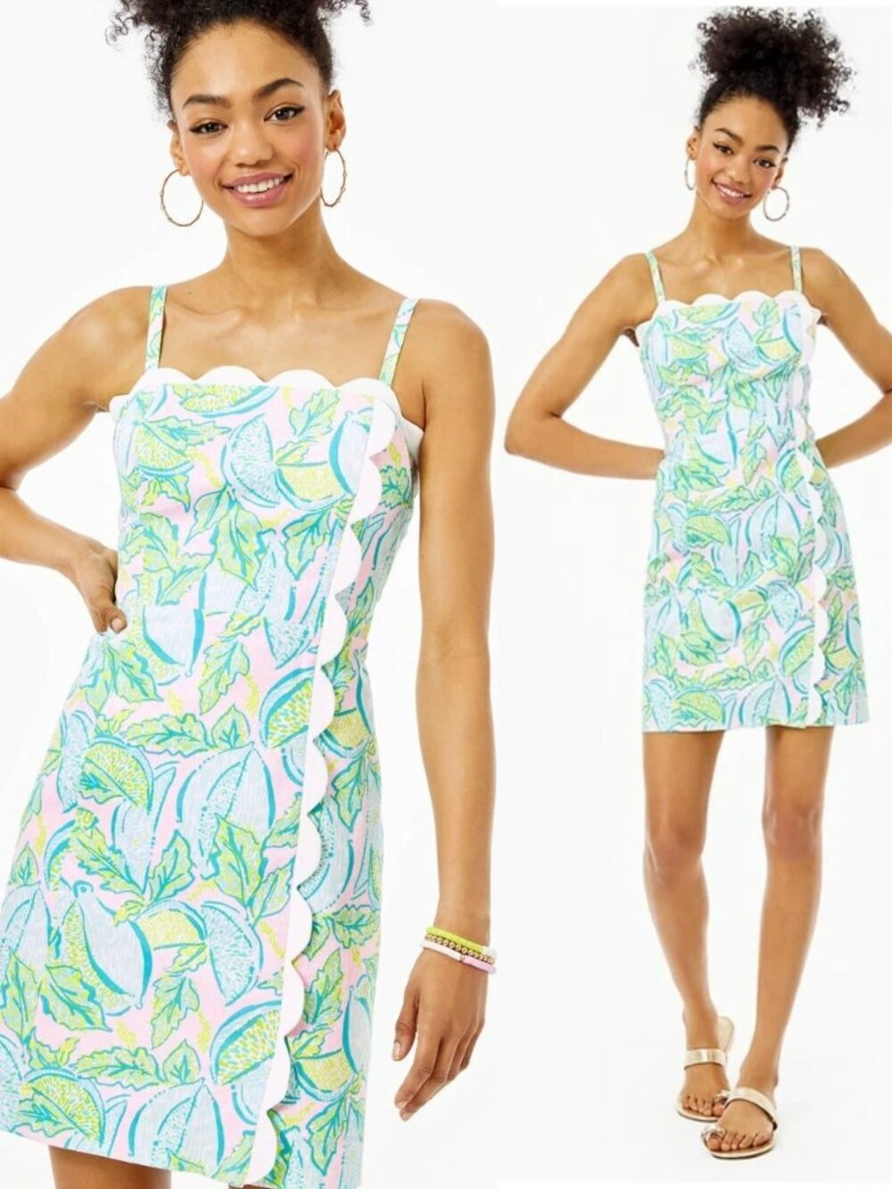 LILLY PULITZER mercedes dress Urchin Pink Vtamin Sea vintage mod barkcloth 0